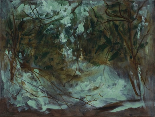 Silver Hau Trees, 30" x 40", oil on linen, 2008. Silver Hau Trees, 30" x 40", oil on linen, 2008.